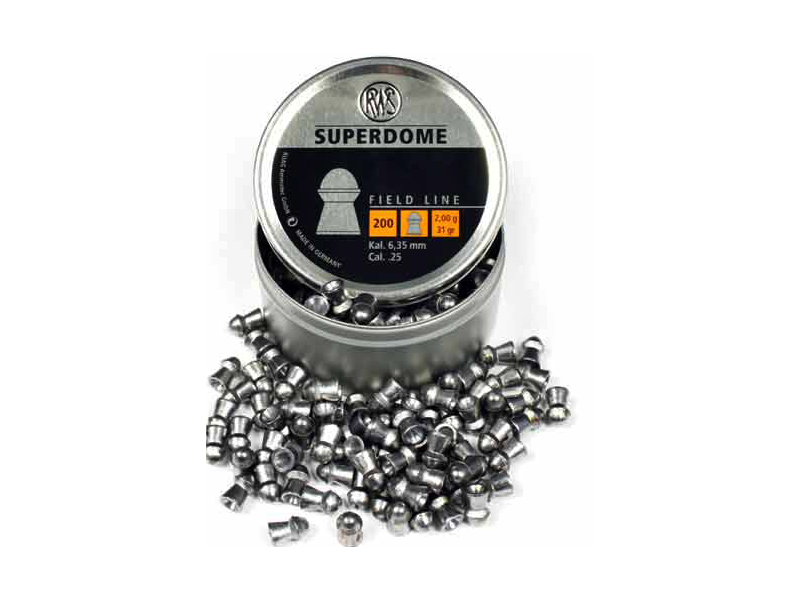 Diabolo RWS Superdome 6,35 mm - 200 pz