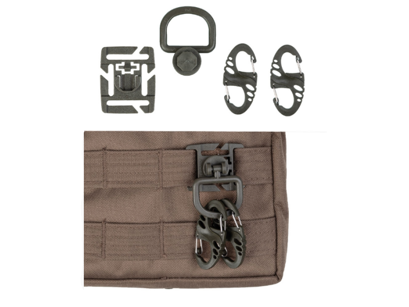 Taktički set MILTEC za ruksake i opremu - zelena