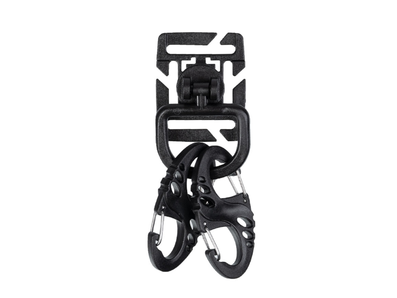 Taktički set MILTEC za ruksake i opremu - crn