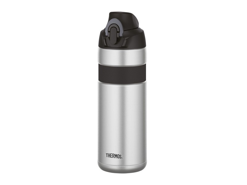 Kolesarska termovka s hidracijskim pokrovčkom THERMOS Sport mug 600ml - srebrna