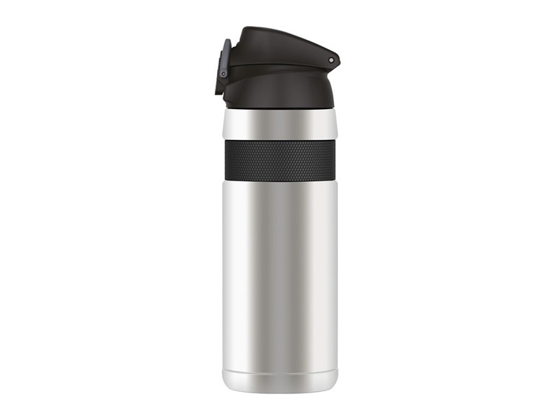 Kolesarska termovka s hidracijskim pokrovčkom THERMOS Sport mug 600ml - srebrna