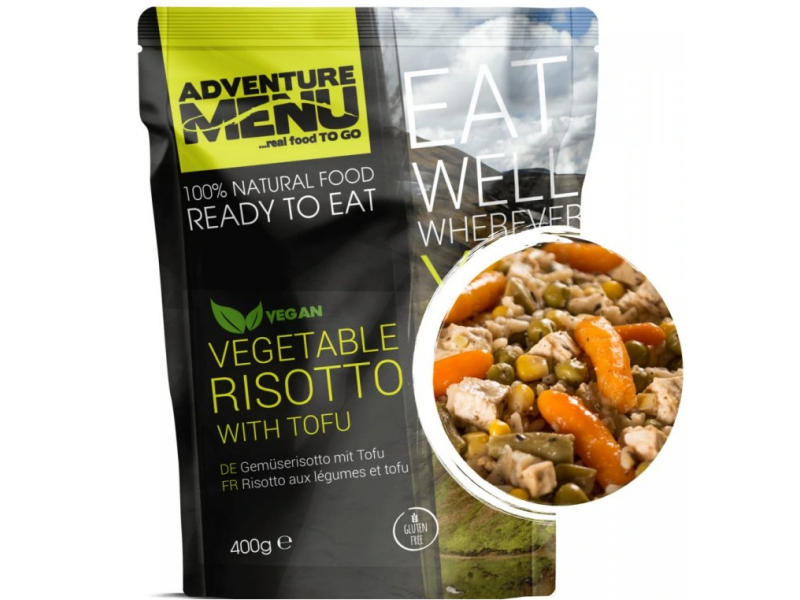 Pasto MENU AVVENTURA Risotto con tofu (VEGAN) - 400g