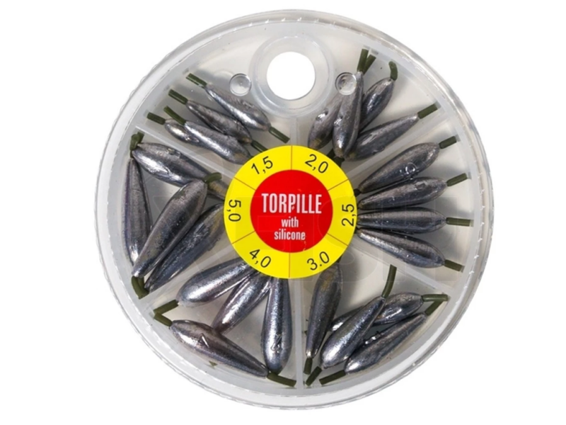 Lead in box ENERGOFISH Torpille with silicone tube