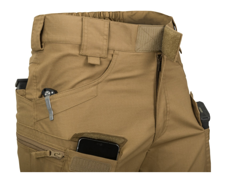 Kratke hlače HELIKON UTS (URBAN TACTICAL SHORTS) - POLYCOTTON RIPSTOP Sive