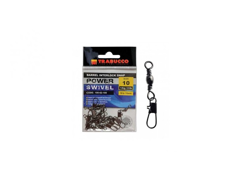 Swivel with carabiner TRABUCCO Power swivel