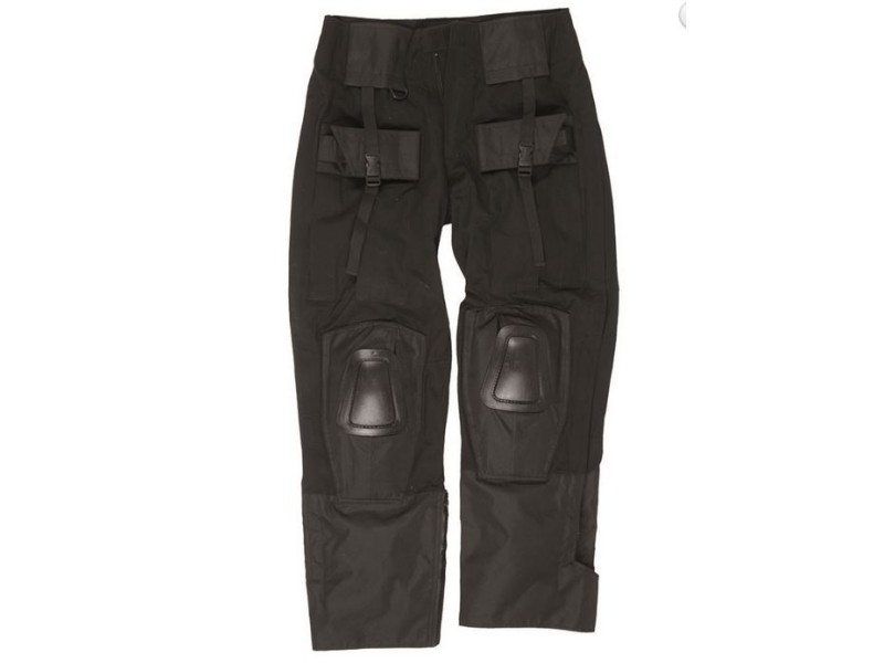 BLACK COMBAT PANTS ′WARRIOR′