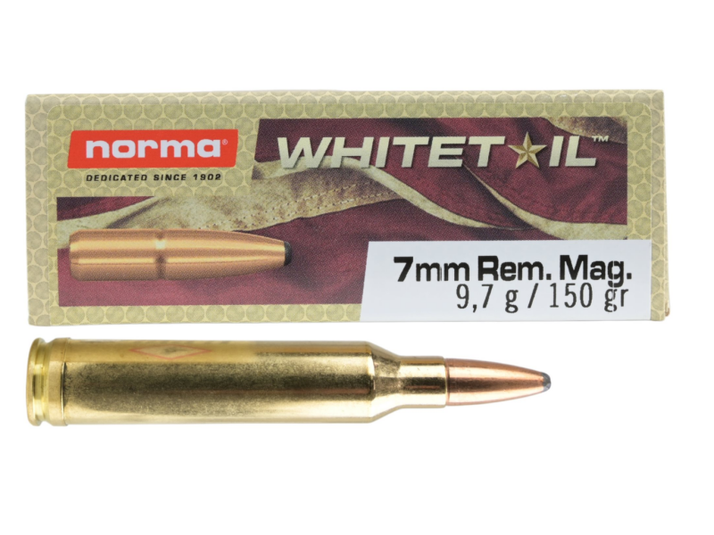 Naboj NORMA 7 Rem Mag Whitetail - 9,7g/150gr