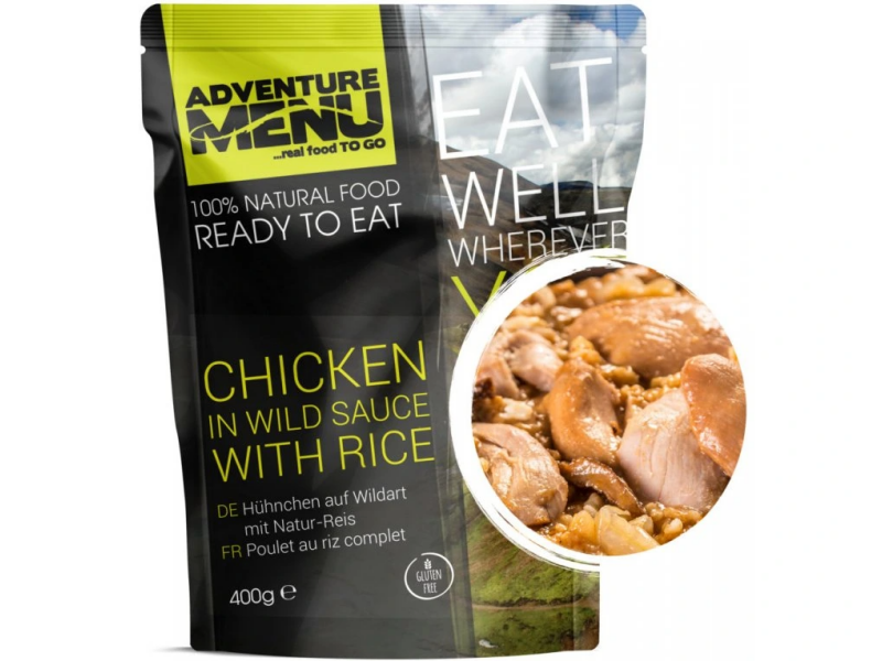 Meal ADVENTURE MENU in Wild Sauce with Chicken - 400g