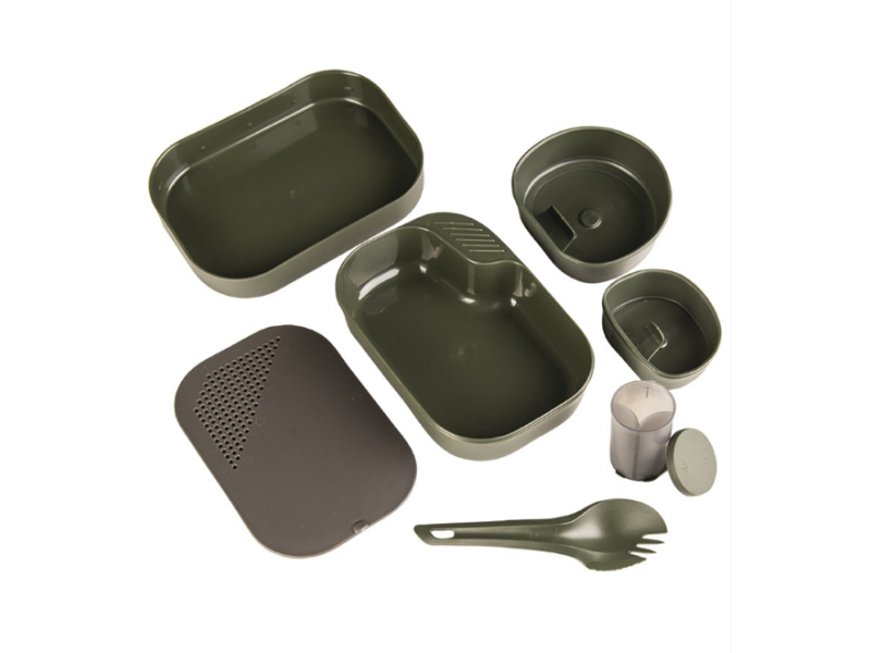 WILDO. 7-teiliges Essgeschirr - grün