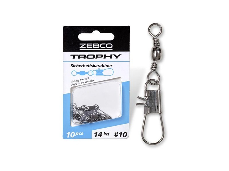 Spinner with carabiner ZEBCO Trophy