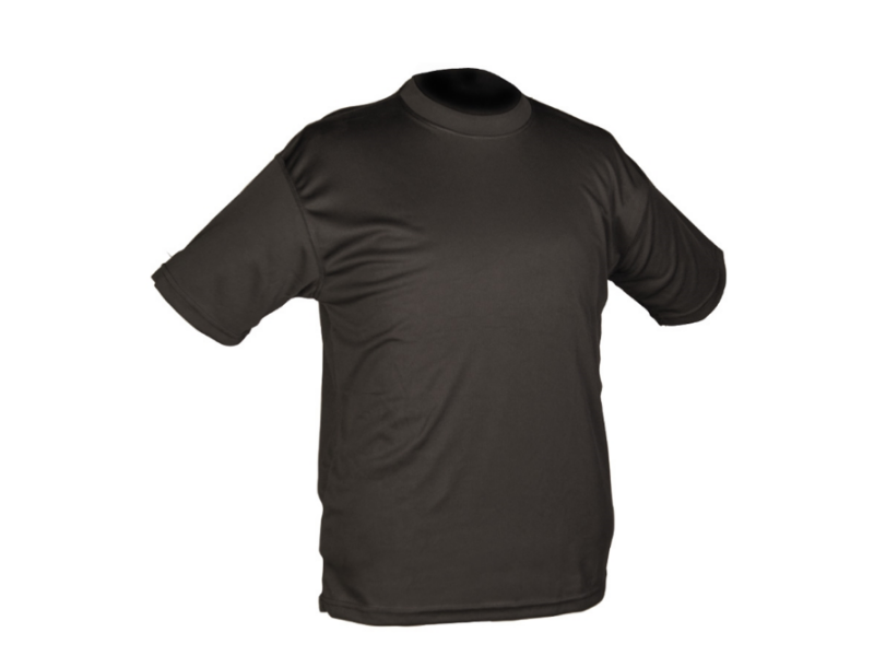 Maglietta MILTEC Tactical QUICKDRY nera