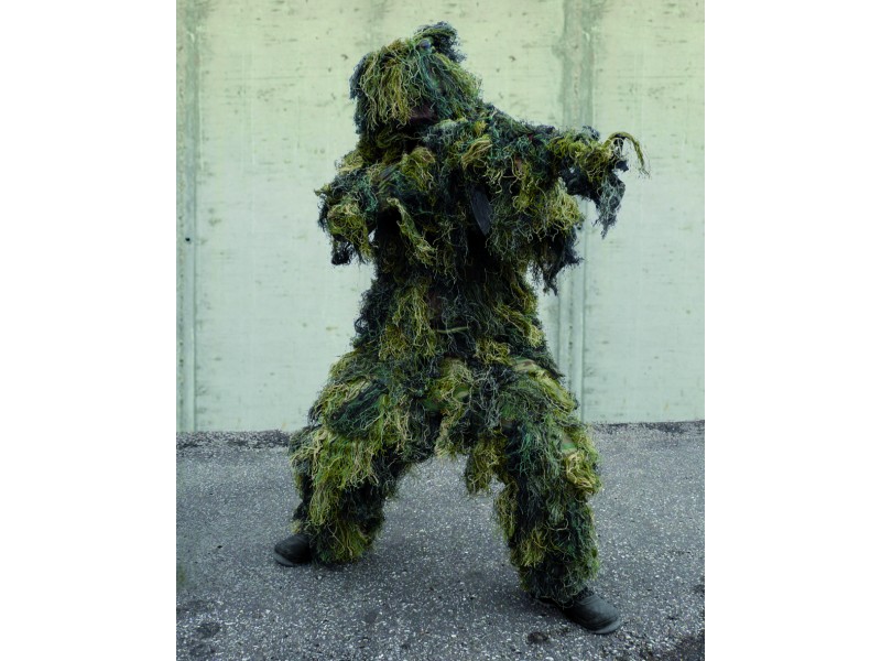 DIGITAL WOODLAND ′BASIC′ GHILLIE SUIT ′ANTI FIRE′ 4PC.