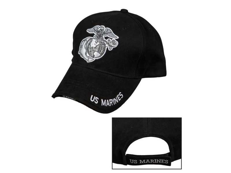 Baseball Cap Black US MARINES