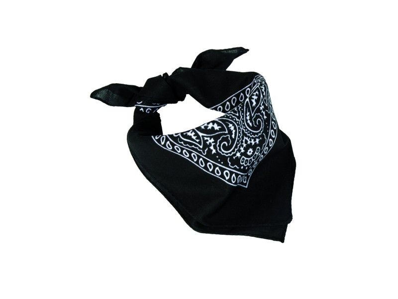 Scarf 50x50cm western black