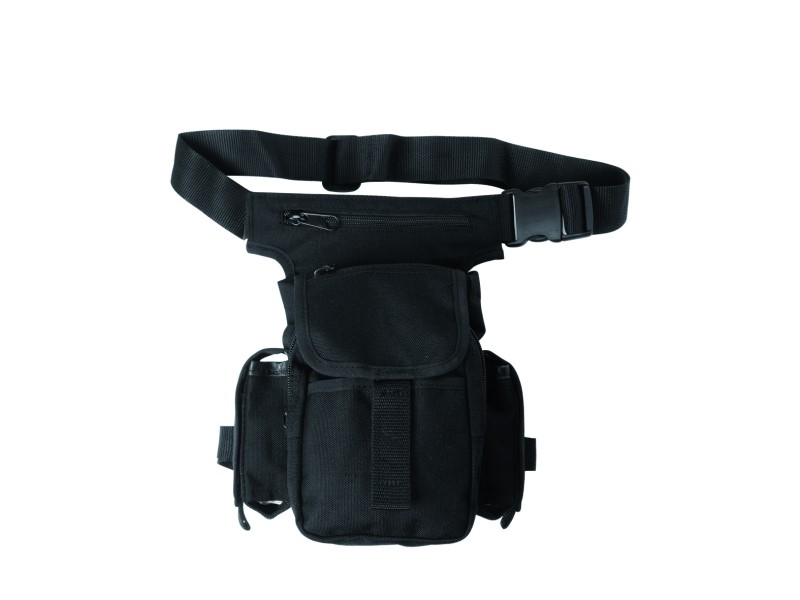 Borsa per cintura/gamba nera