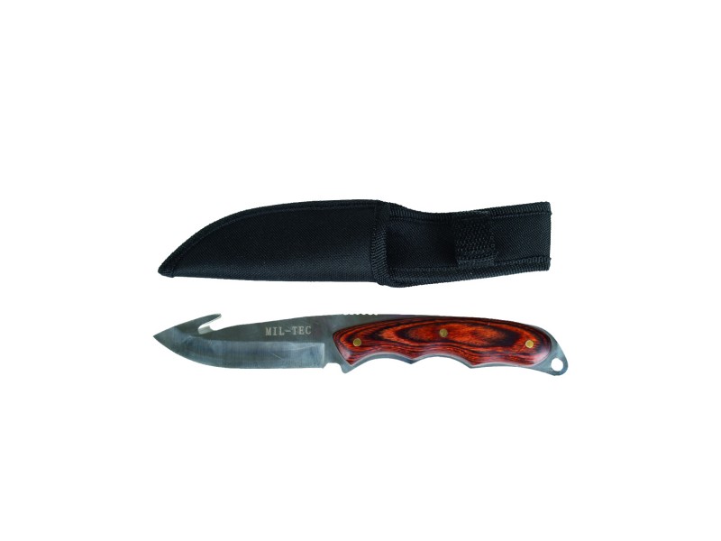 Coltello MIL-TEC manico in legno