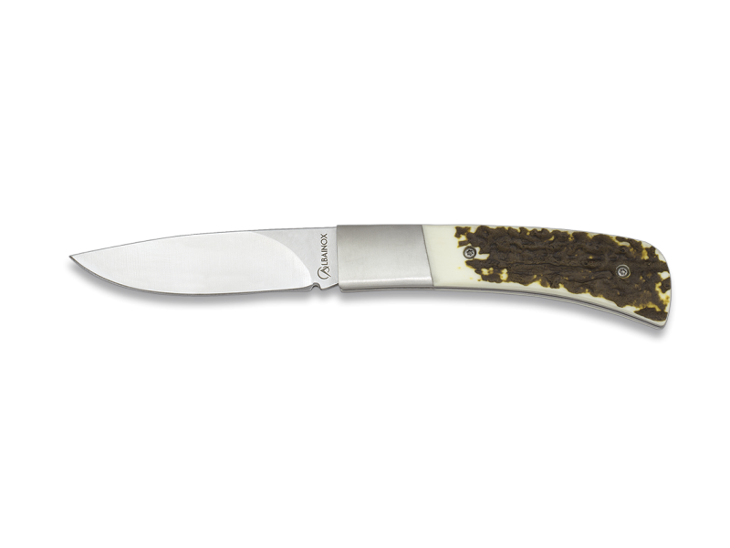 Coltello pieghevole ALBAINOX imitazione cervo