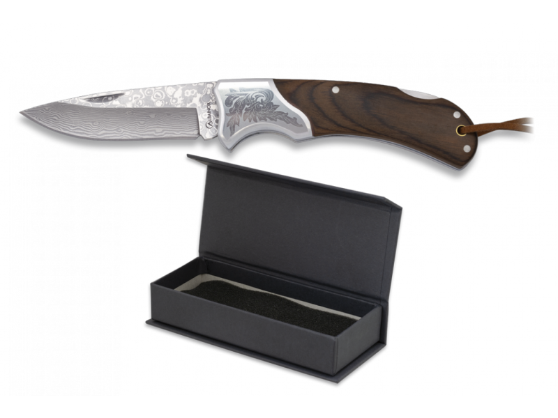 Coltello pieghevole ALBAINOX Damascus rose