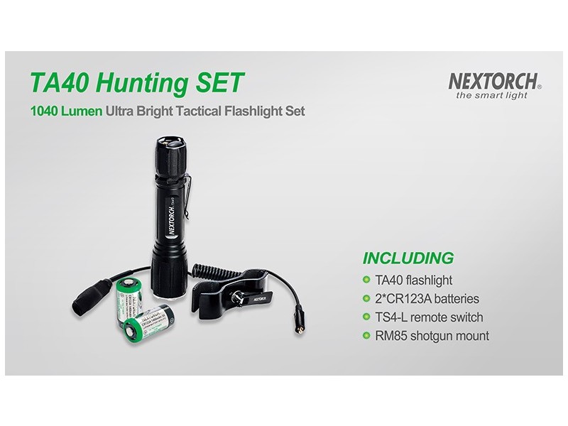 Recharchable light NEXTORCH TA40 SET