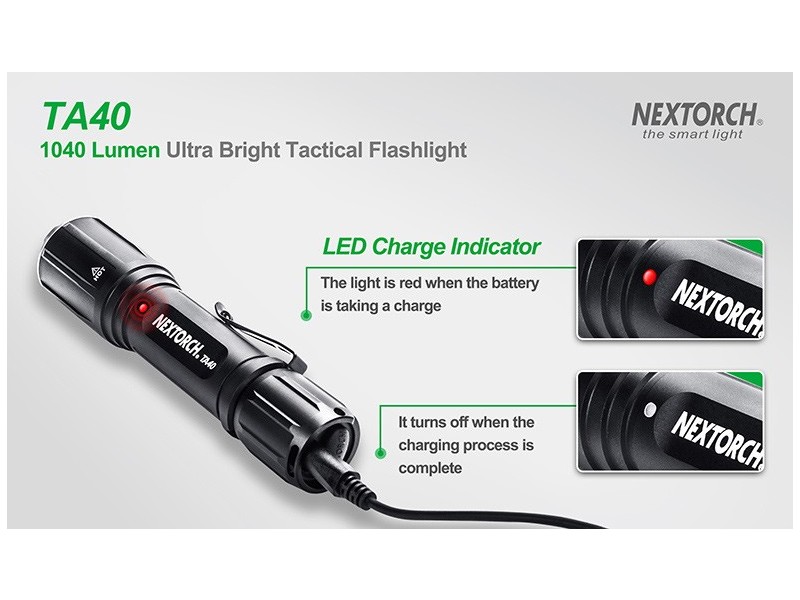 Recharchable light NEXTORCH TA40 SET