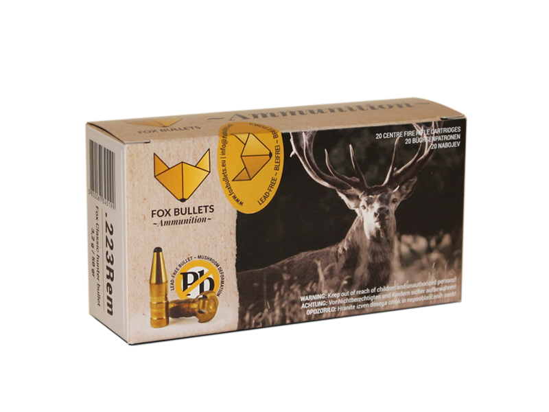 Naboj FOX Classic hunter 223 Rem. - 3,2g/50gr