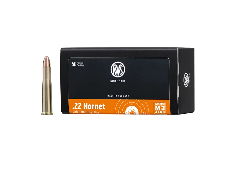Naboj RWS 22 Hornet Match Jagd (50 kom) - 3,0g/46gr