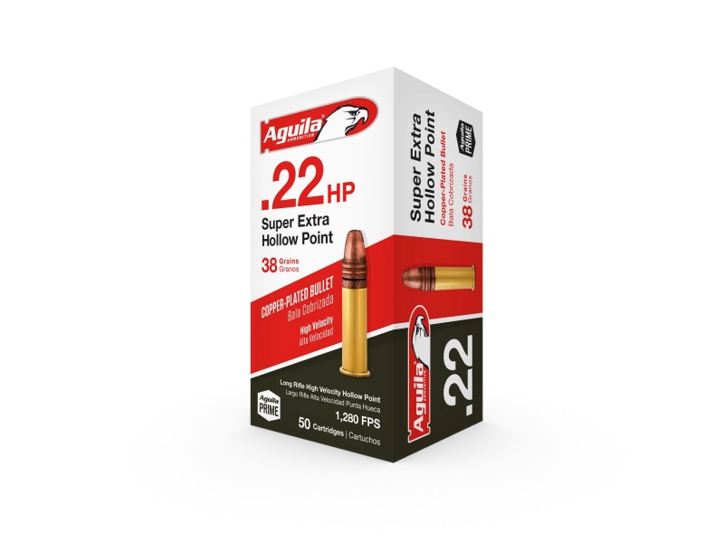 Naboj AGUILA 22 Lr HV High Velocity 2,46g/38gr HP