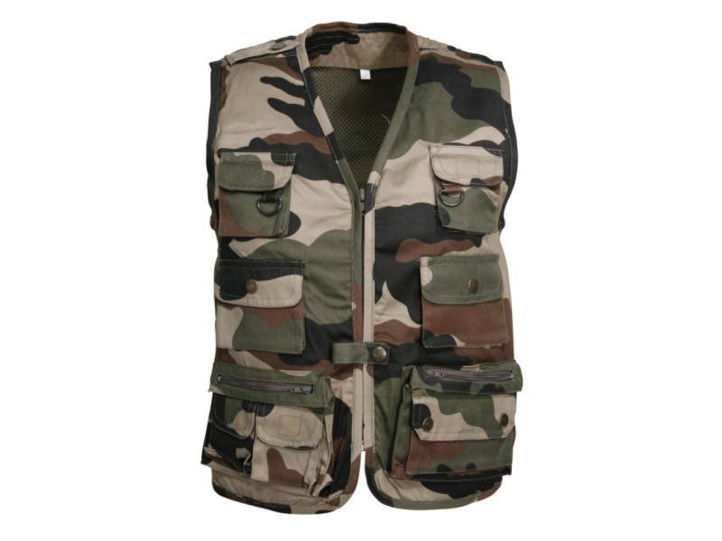 Child's reporter vest - woodland