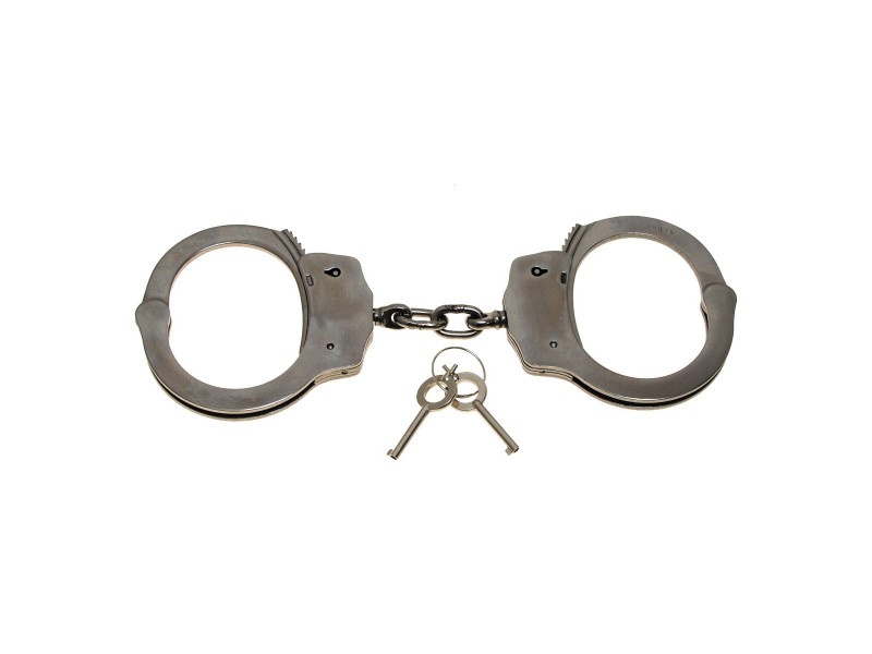 Handcuffs, lock groove, 2 keys