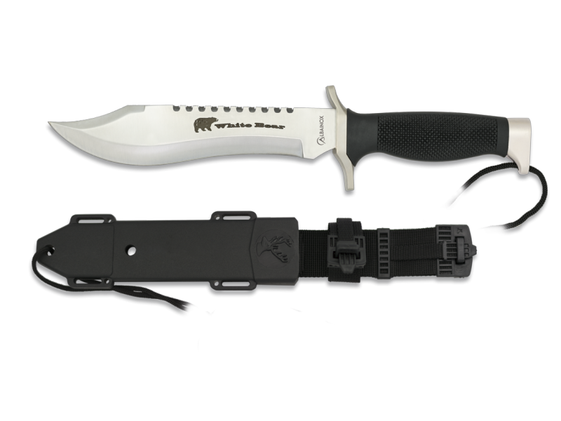 Survival knife ALBAINOX -WHITE BEAR 18 cm