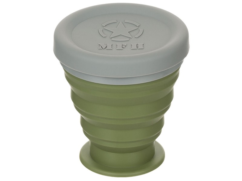 Sklopivi čaša od silikona MFH Folding cup - zeleni