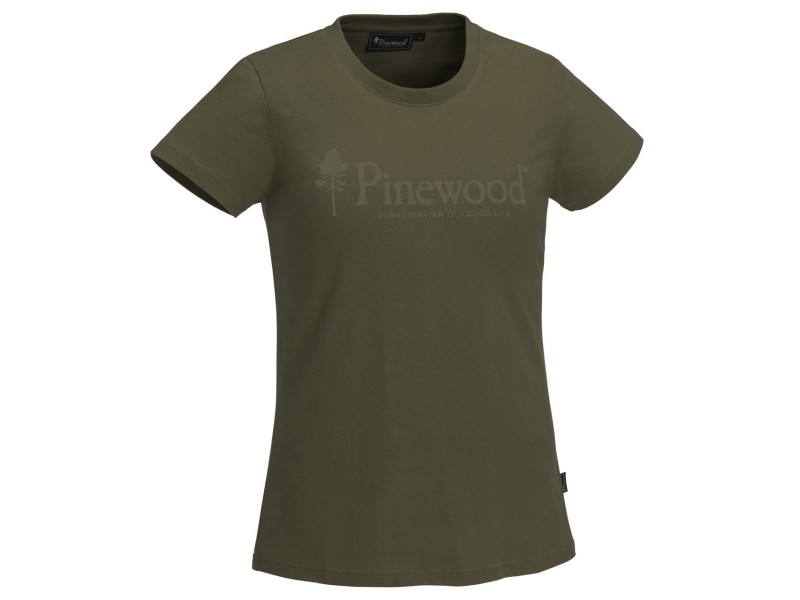 Maglietta corta da donna PINEWOOD outdoor life - verde oliva