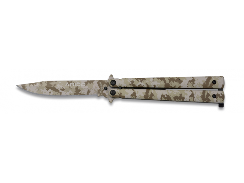 Coltello butterfly Albainox ARIDO DIGITALE