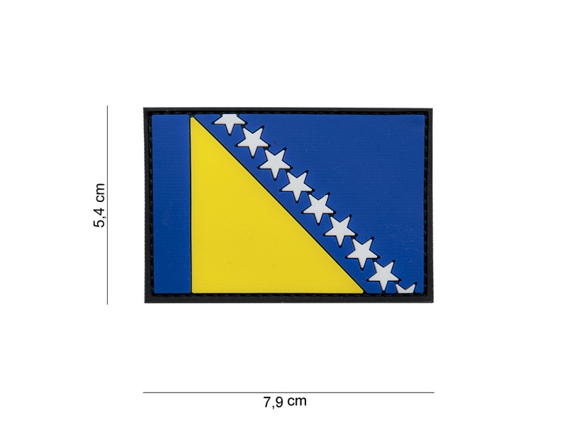 Našitek zastava Bosna in Hercegovina PVC