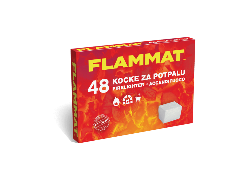 Kocke za podžig FLAMMAT - 48 kock kerozin