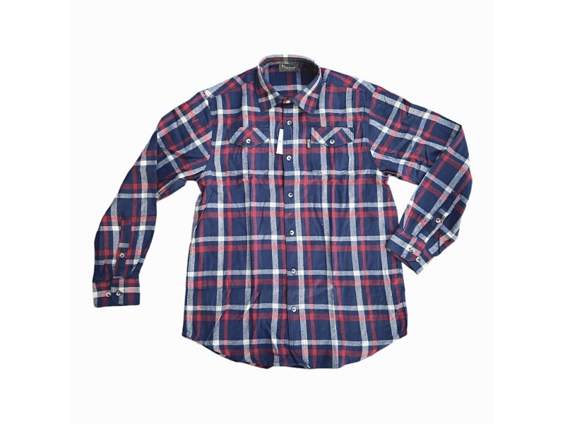 PINEWOOD Texas Shirt Blue Red - Long Sleeve