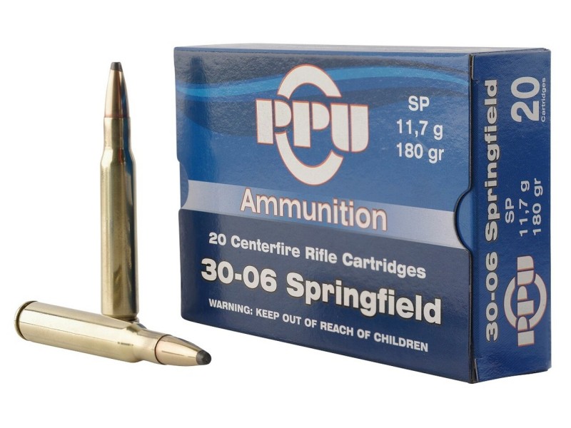 Naboj PPU 30-06 Spring. SP - 11,7g/180gr