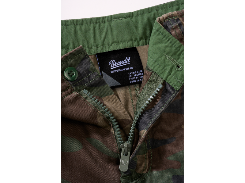 Kinder Militärshorts BRADNDIT Urban Legends Woodland