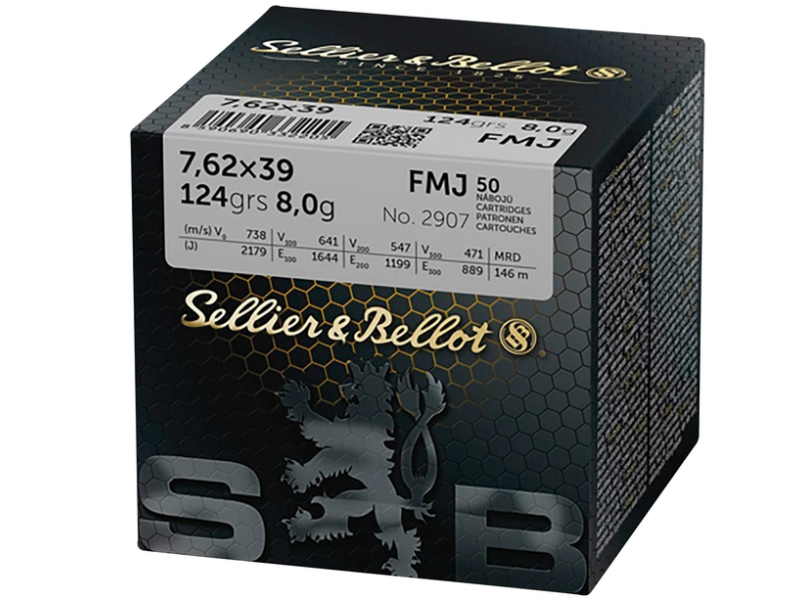 Naboj SB 7.62x39 FMJ (50)