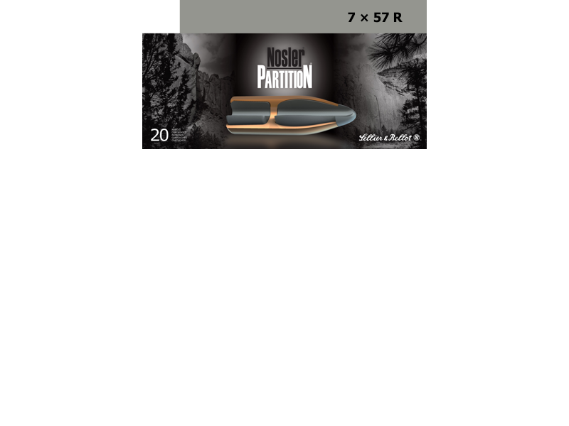 Naboj S&B 7x57R 11,35g NSR - Nosler Partition