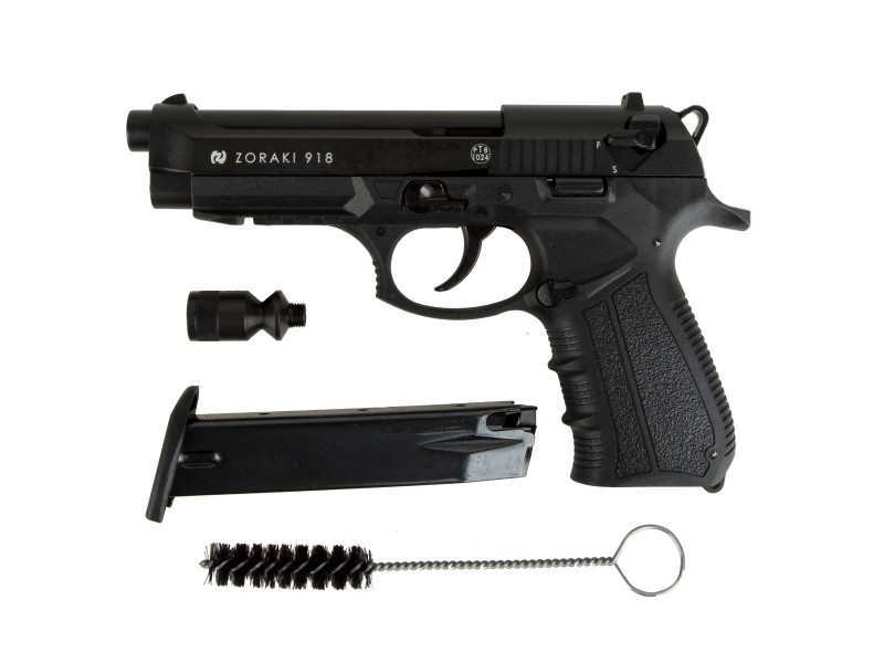 Signalna pištolj ZORAKI 918 - 9mm P.A.K. - crna