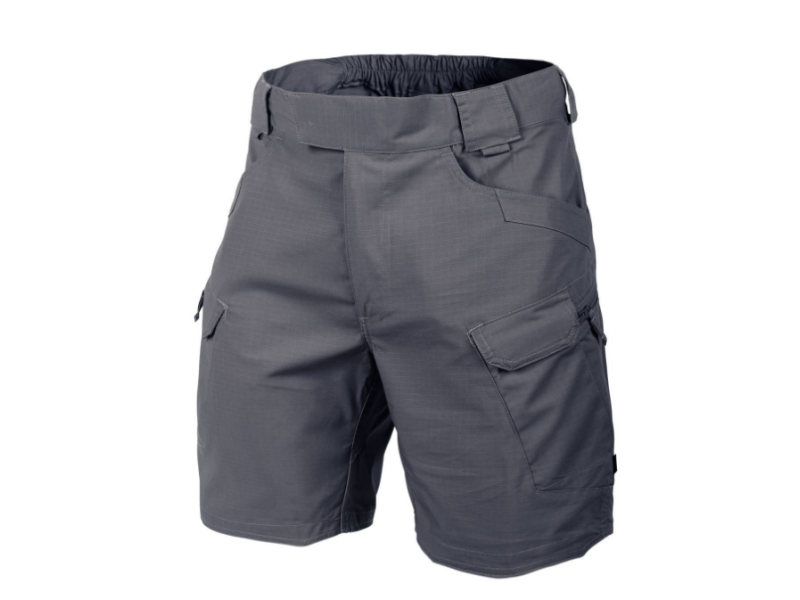 Kratke hlače HELIKON UTS (URBAN TACTICAL SHORTS) - POLYCOTTON RIPSTOP Sive