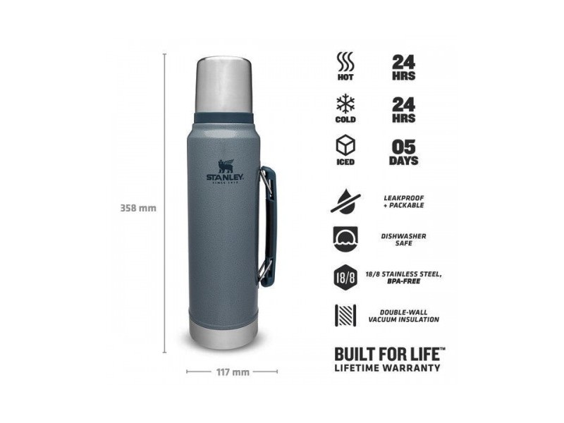 Thermos STANLEY Classic Legendary 1,0 l - verde