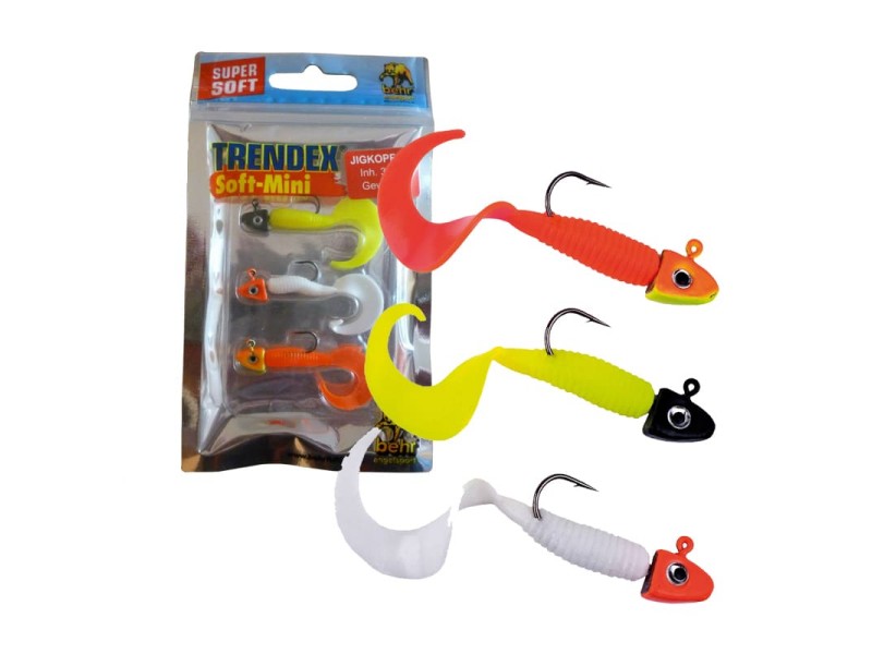 Set of silicone baits BEHR Trendex Soft-Mini Twister