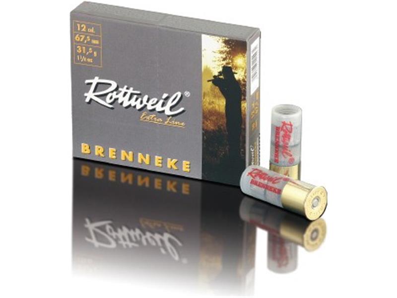 Naboj Rottweil Brenneke 12/70 31.5g prozorna