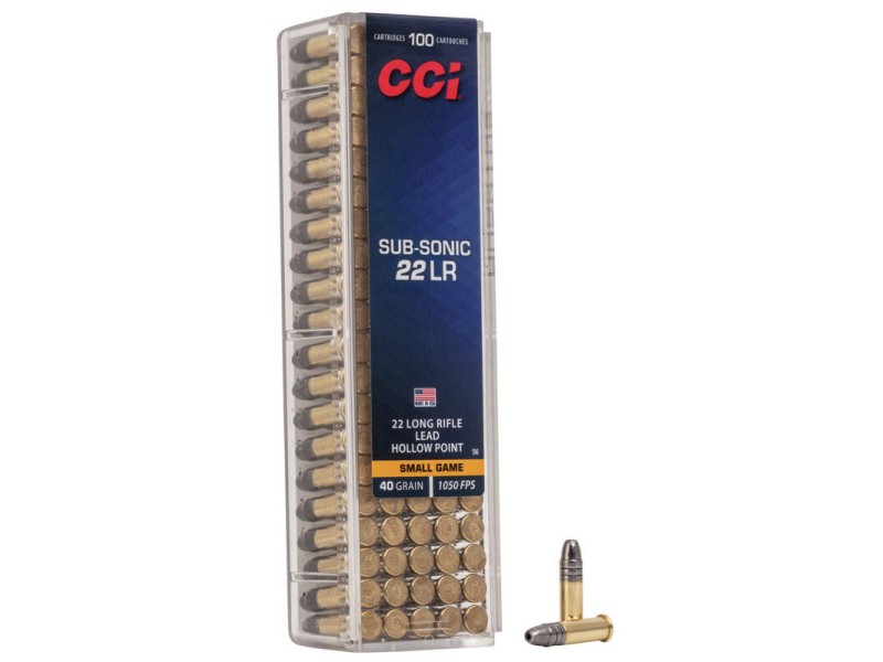 Naboj CCI 22LR SUB-SONIC Hollow point - 2,59/40gr