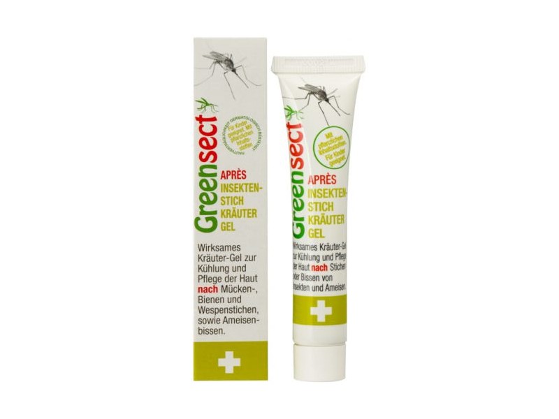 Greensect Gel po pikih insektov in komarjev, 20 ml