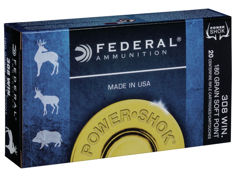 Naboj FEDERAL Power Shok 308 WIN - 11,70G / 180GR SP