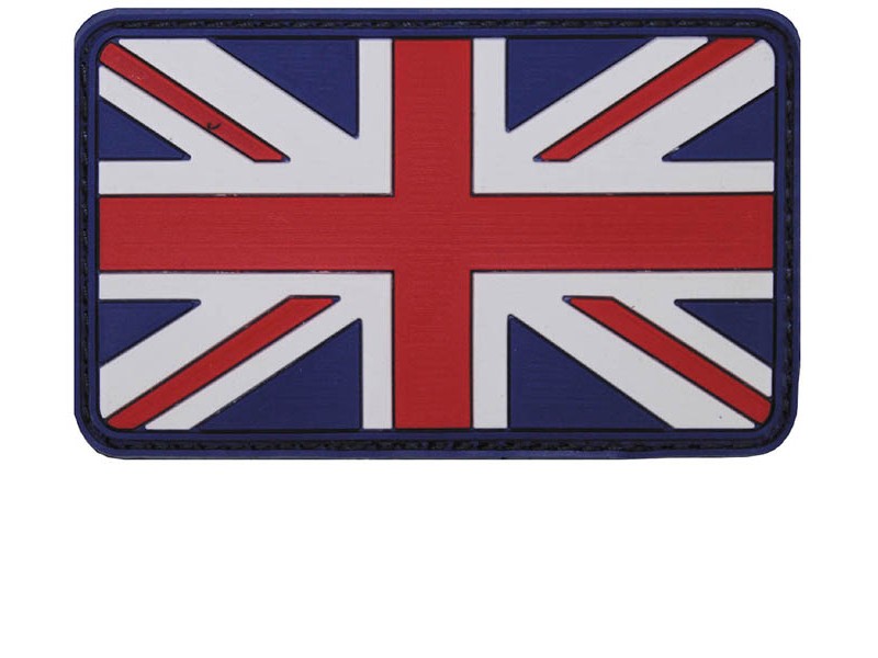 Našitek zastava GB z ježkom
