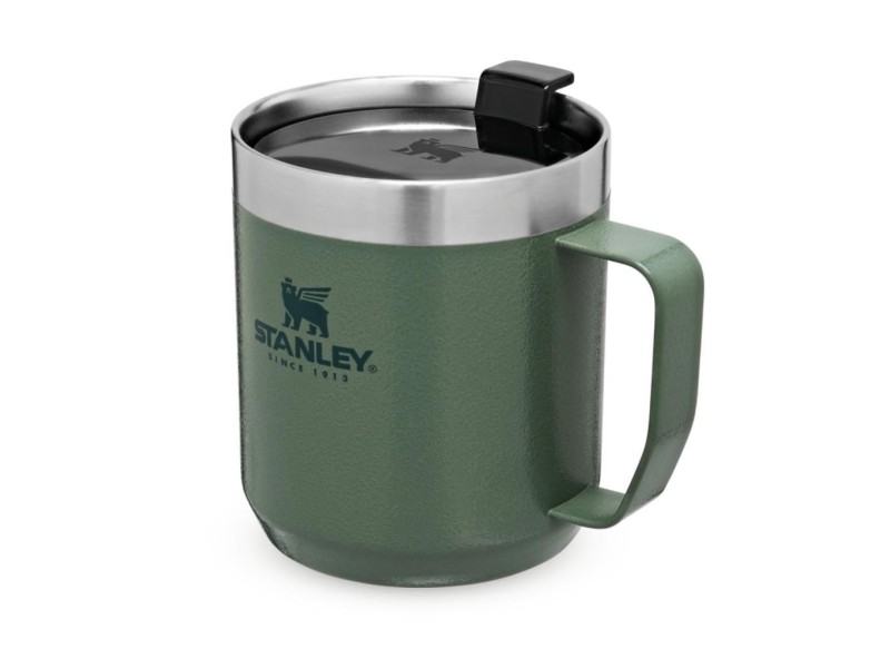 Termo skodelica STANLEY Classic CAMP MUG - Hammertone Zelena